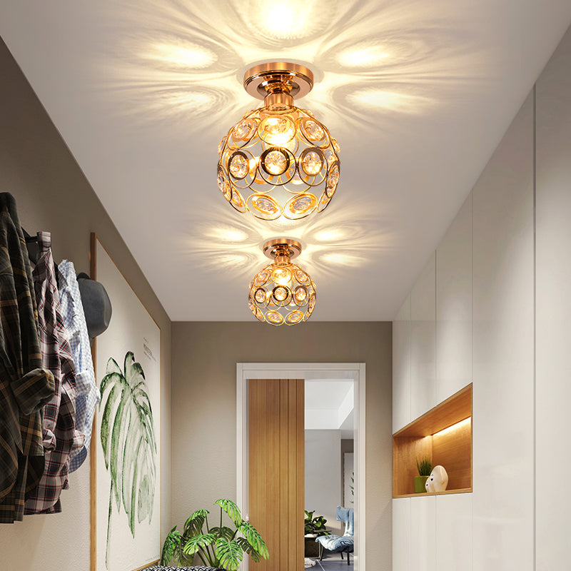Velara - Moderne Luxe Ronde LED Plafondlamp van Kristalglas