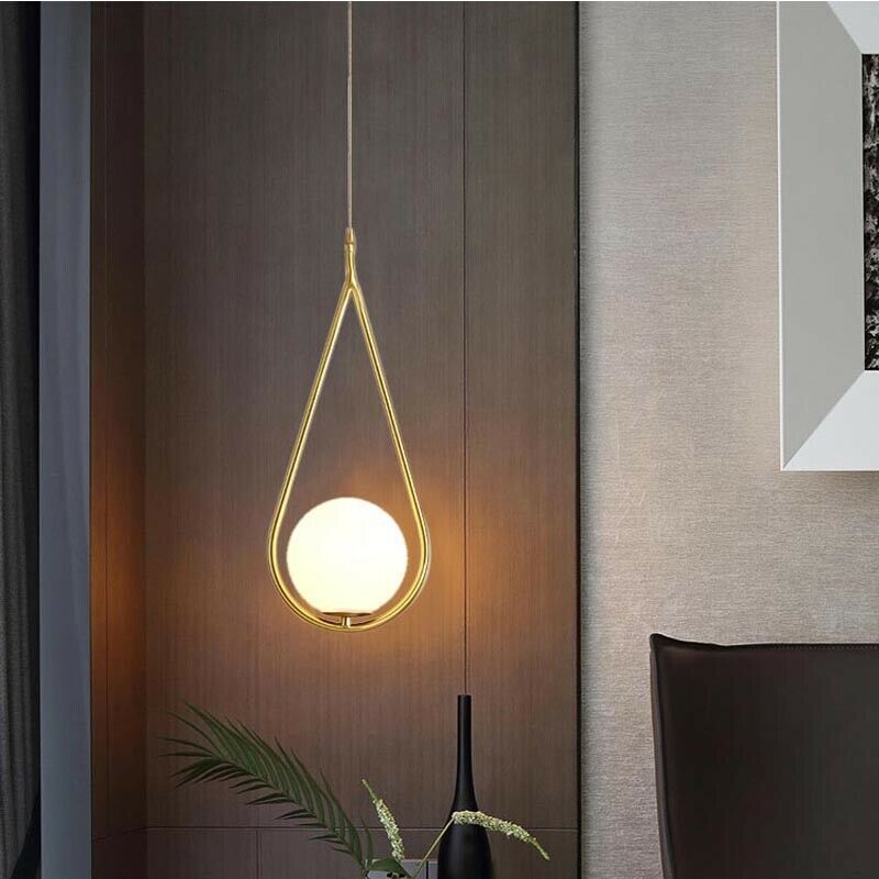 Sorelia - Modern minimalista arany csepp alakú LED függeszték lámpa