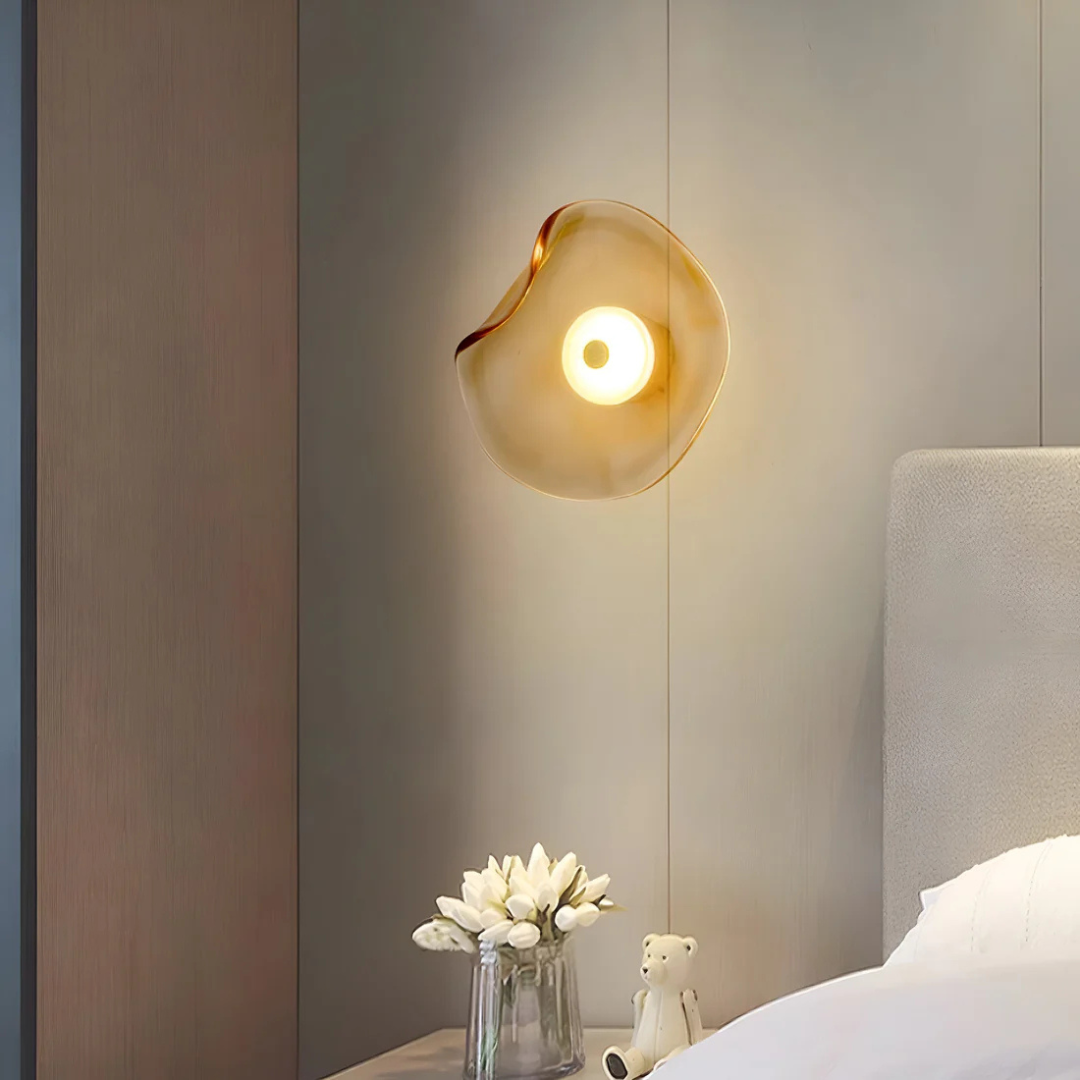 Ephyra - Gebogen Glas Wandlamp