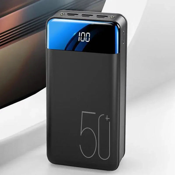 Velindra - 50000mAh powerbanka s vysokou kapacitou a rychlým nabíjením pro telefon, tablet a notebook