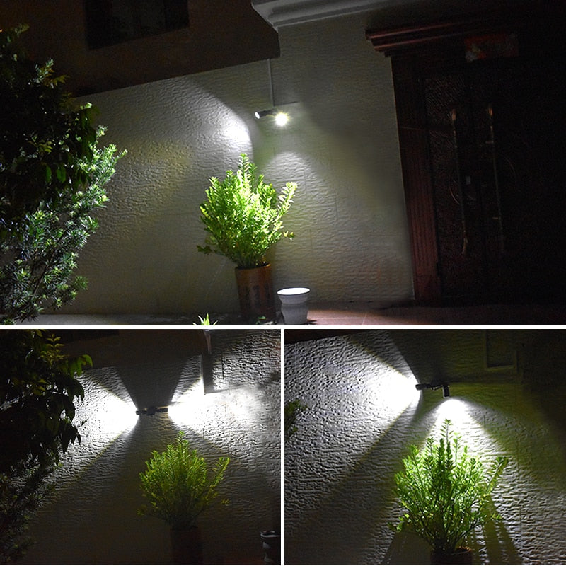 Veltrinox – Solar LED security light with motion sensor double head for outdoor use