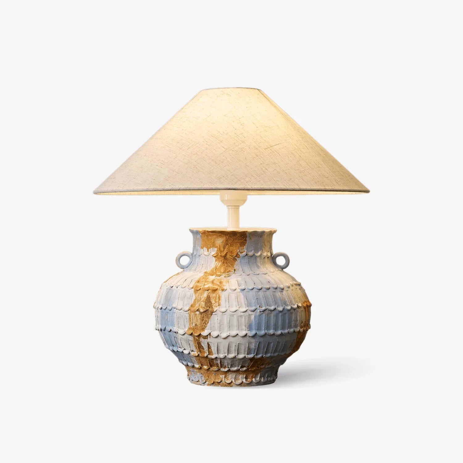 Lumorae – Organic Table Lamp with Sculptural Glass Shape