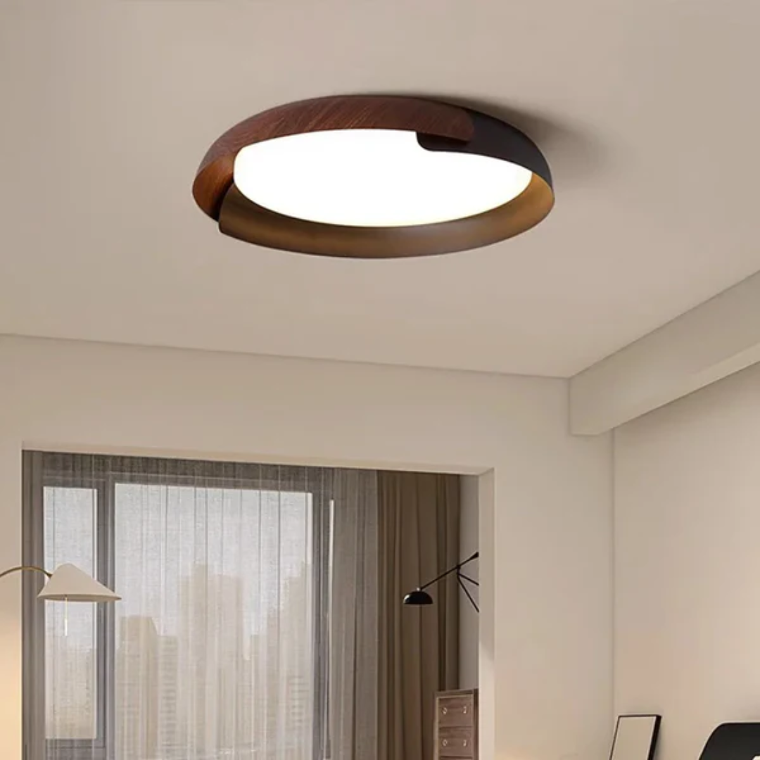 Vynor - Houten Plafondlamp Slaapkamer