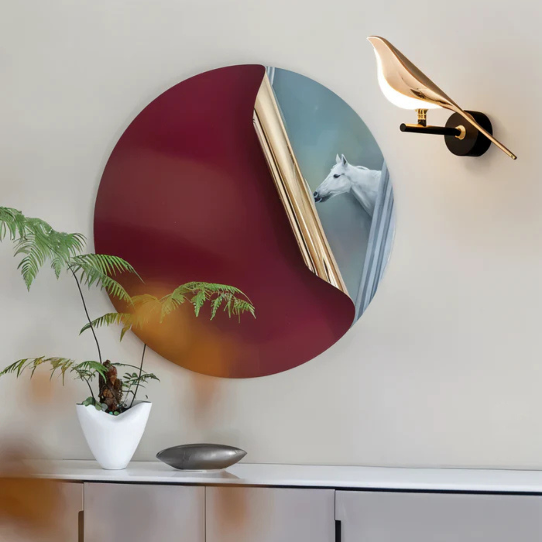 Bird - Luxe Gouden Vogel Wandlamp