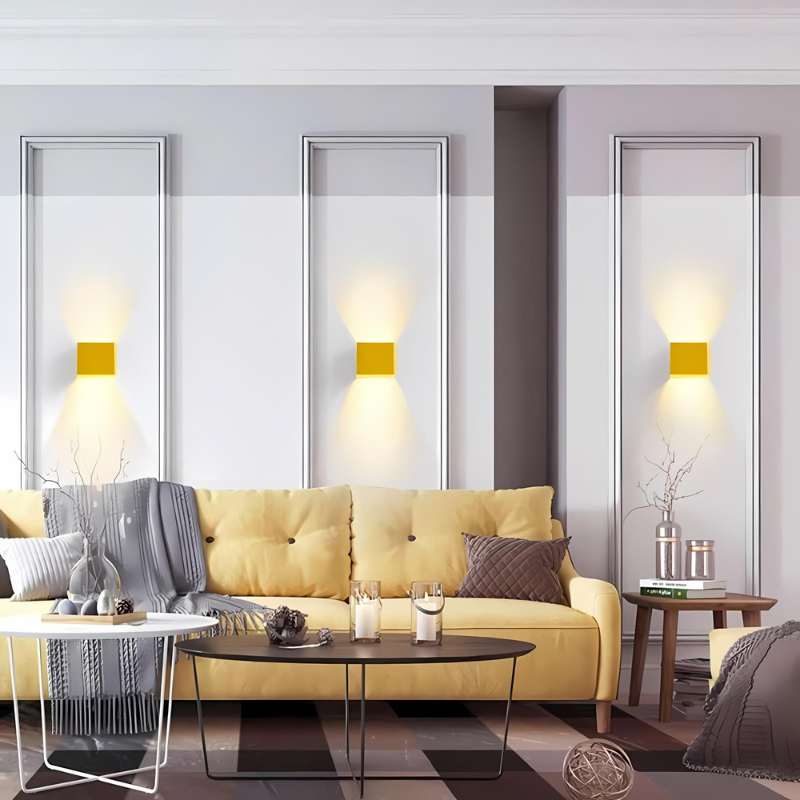 Thyrix - Moderne Vierkante LED Wandlamp