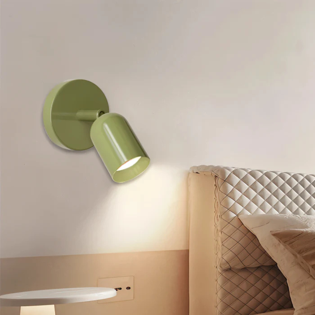 Lucius - Minimalistische Macaron LED Wandlamp