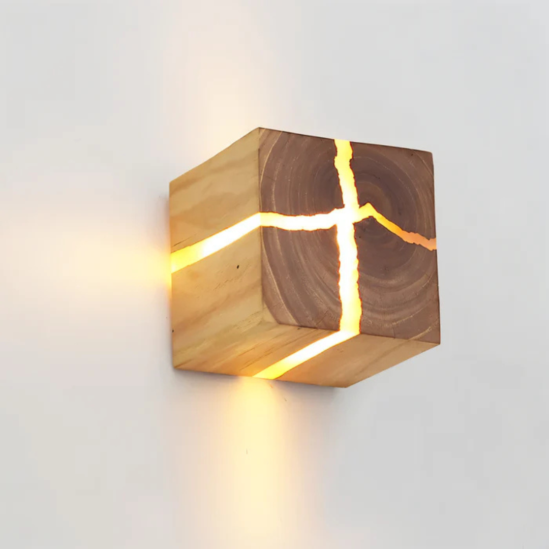 Juno - Houten LED Wandlamp | Stijlvolle Wandlamp Binnen