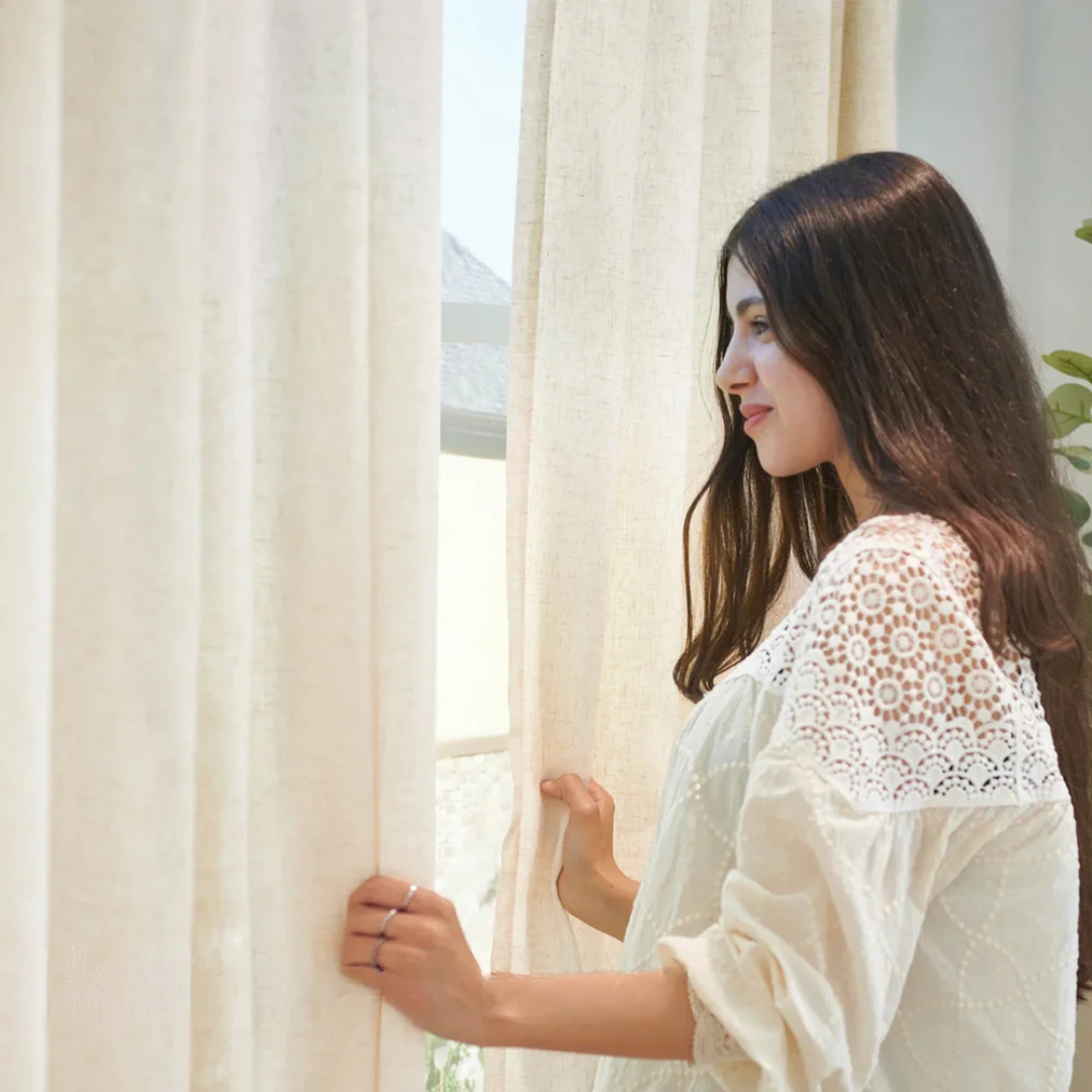 Rinex - Pinch Plooi Linnen Gordijn