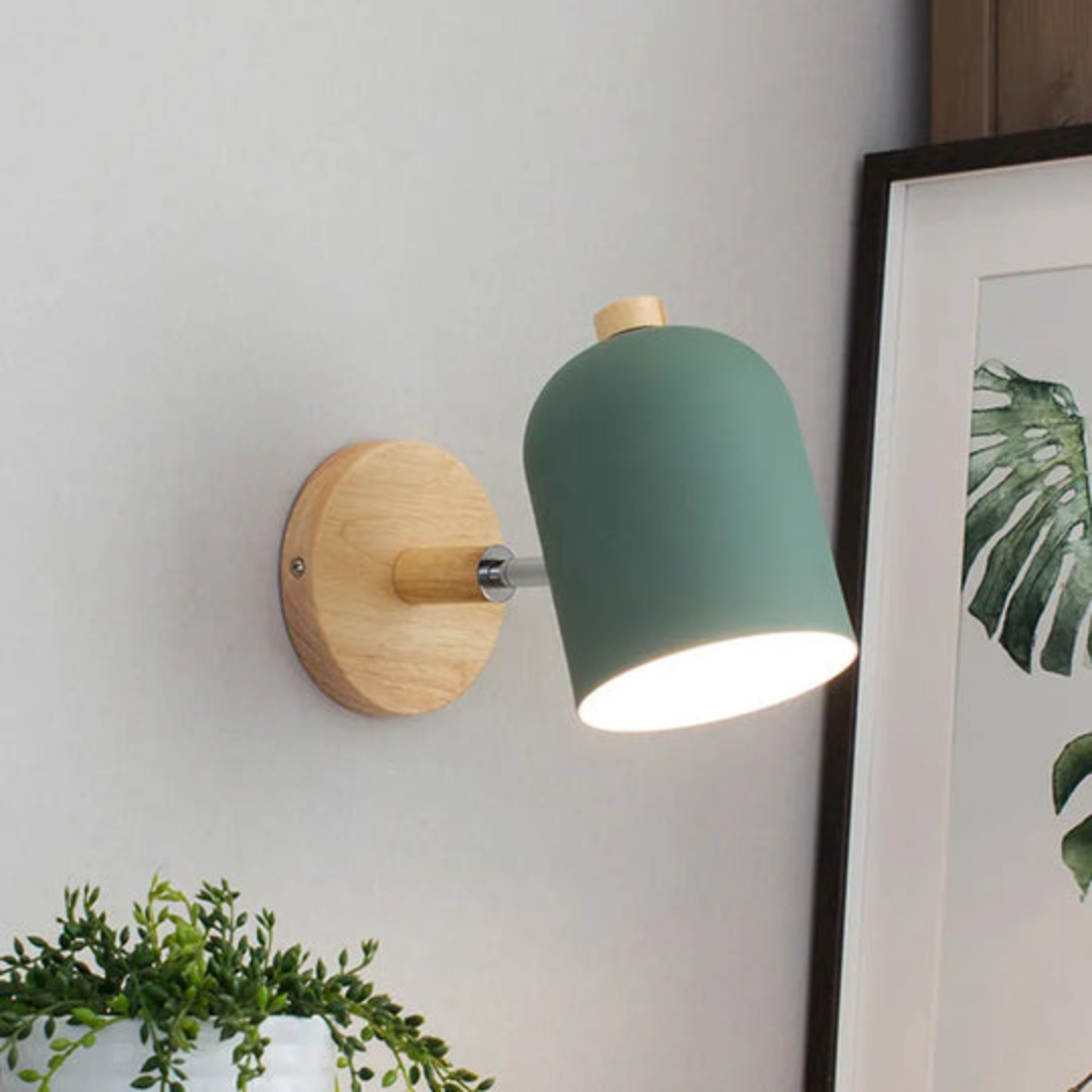 Drelis - Scandinavische Houten Wandlamp