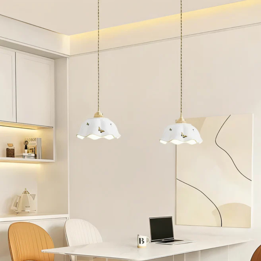 Bliss - Keramiek Vlinder LED Hanglamp Eettafel