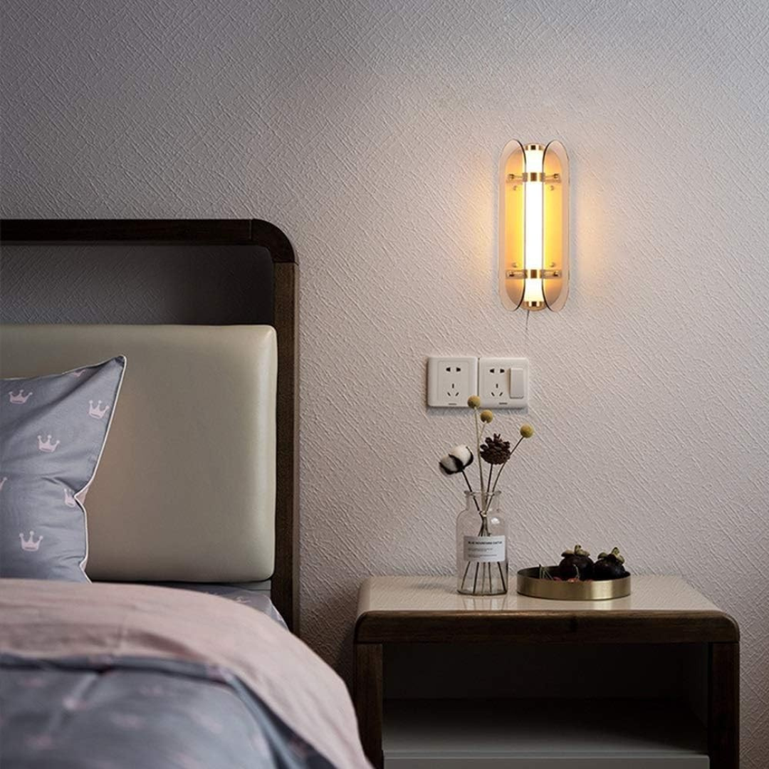 Orvara - Luxe LED Wandlamp Glas | Stijlvolle Wandverlichting