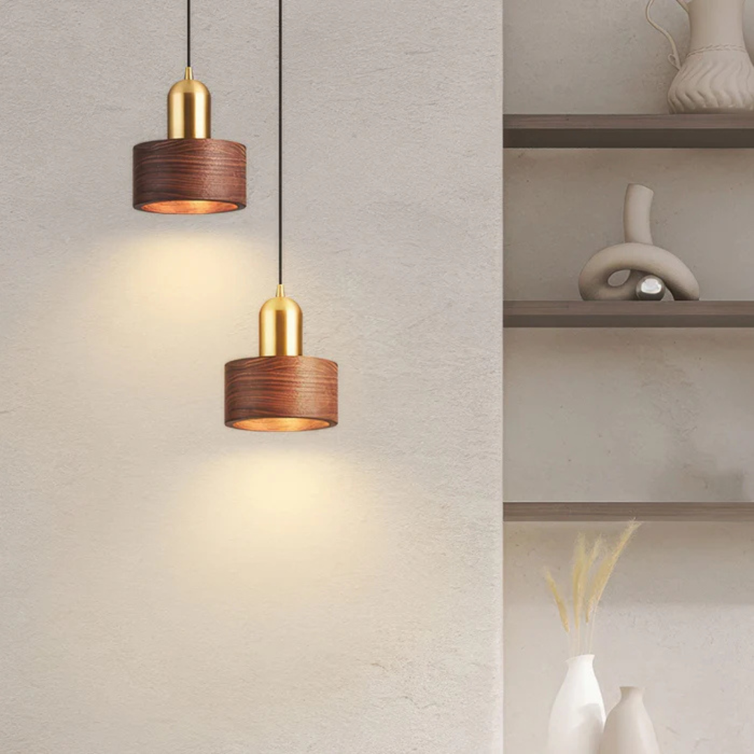 Arca - Design Hanglamp Met Goudaccent