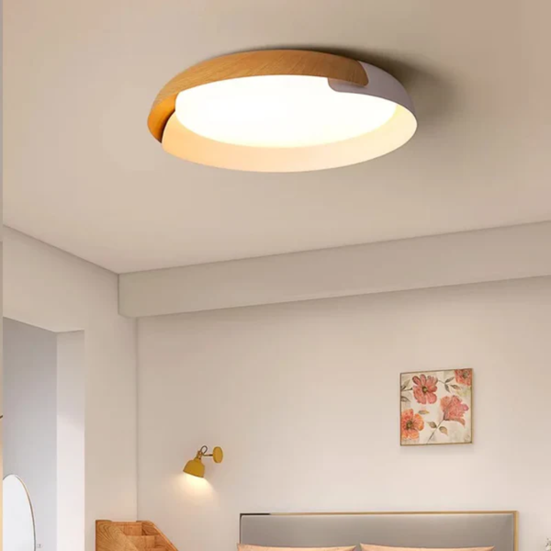 Vynor - Houten Plafondlamp Slaapkamer