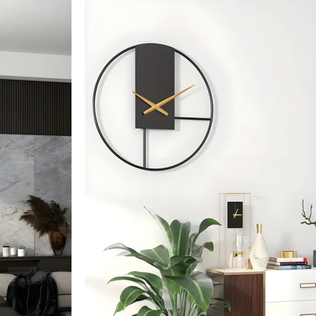 Aurum - Minimalistische Wandklok | Stijlvol & Geluidloos