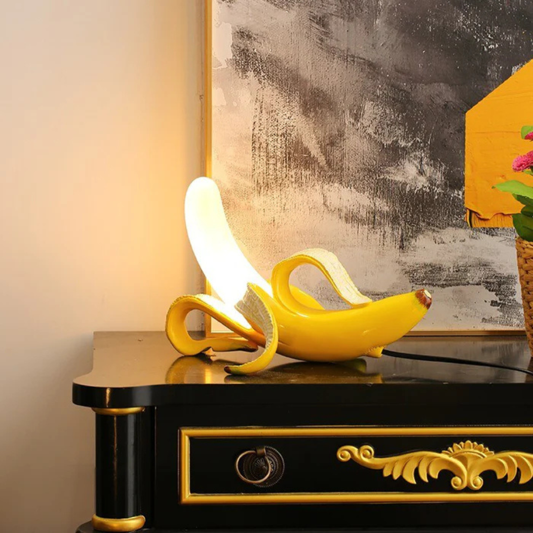 Banana - Gouden Banaan LED Tafellamp