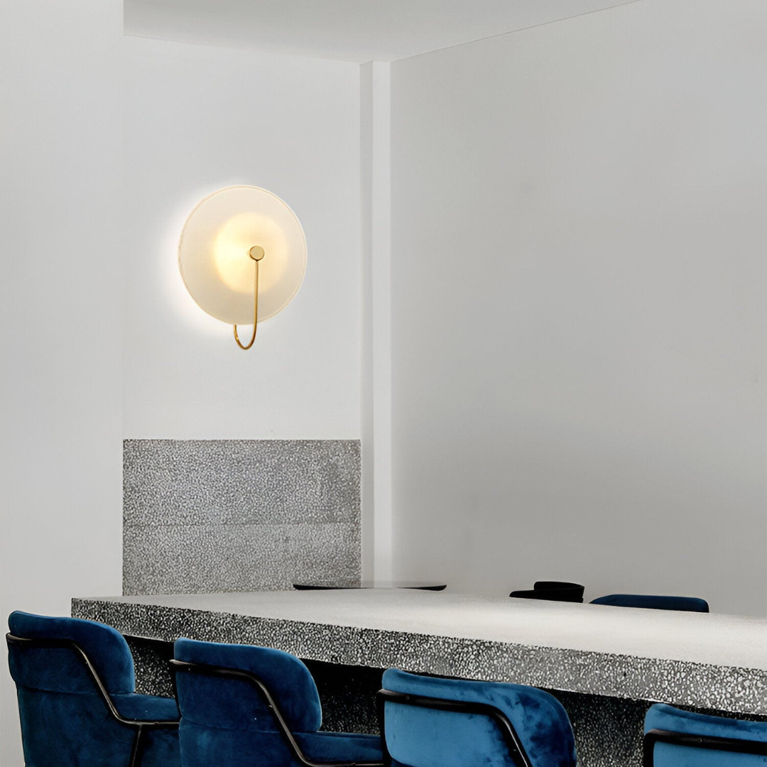 Thalor - Scandinavische Ronde Glazen Wandlamp