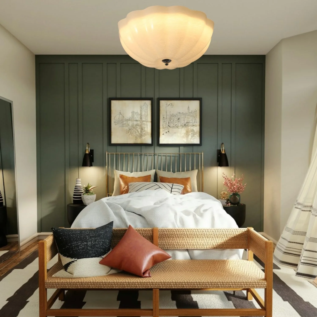 Pluvio - Luxe Schelpen Plafondlamp