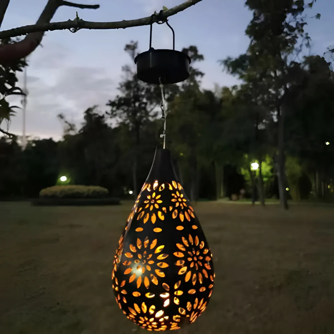 Valro - Luxe Zwarte Solar Buitenlamp