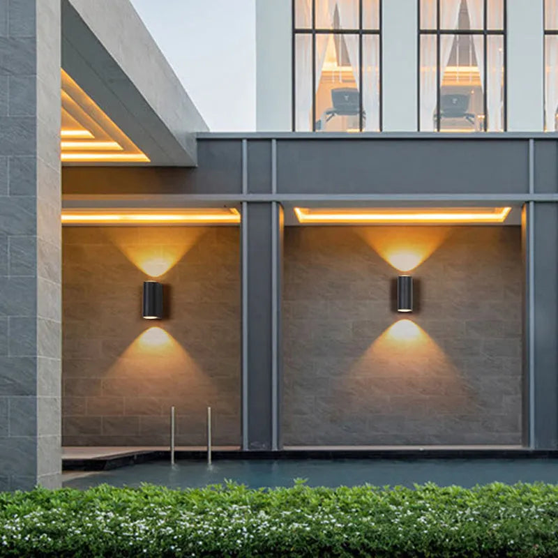 Avariel - Wandlamp Aluminium en Glas Binnen Buiten 2 Stijlen Moderne Ontwerp