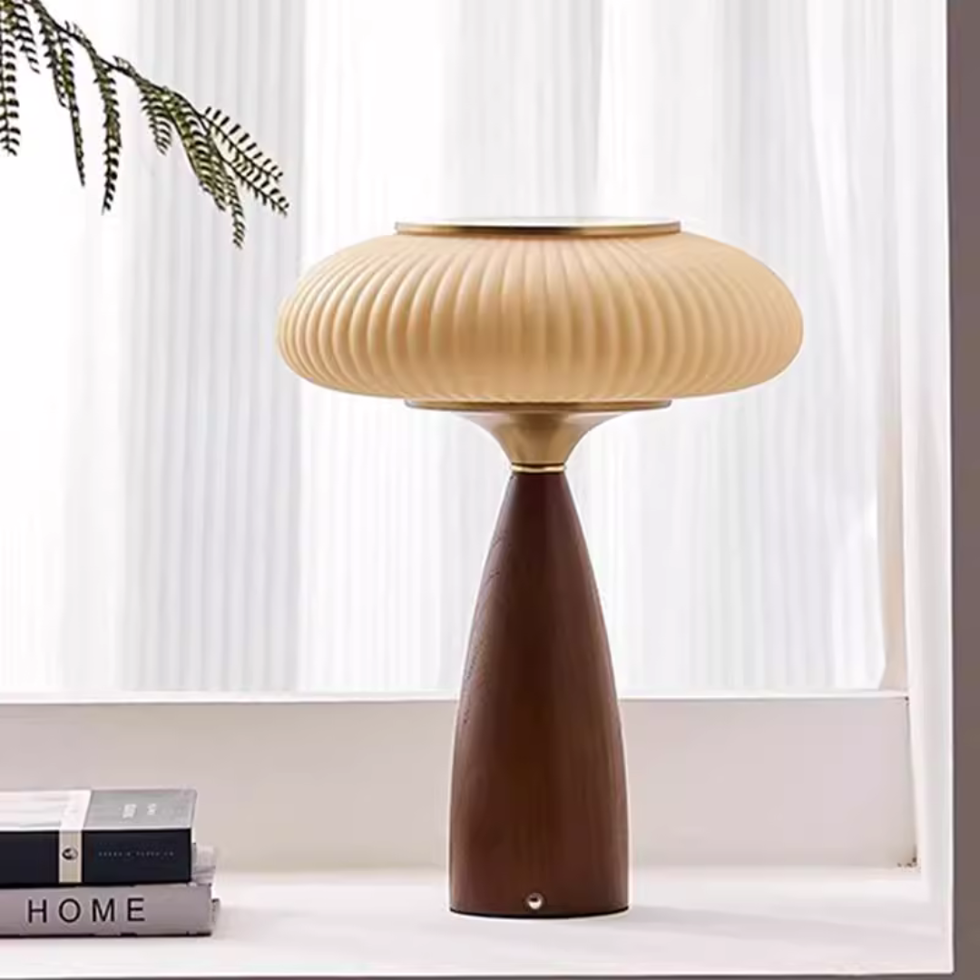 Lume - Houten LED Tafellamp