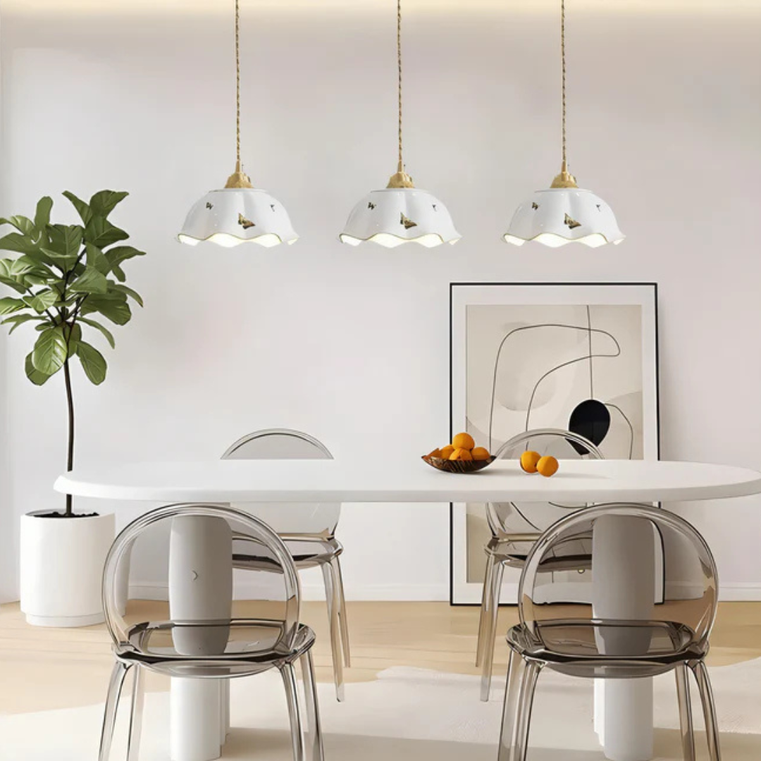 Bliss - Keramiek Vlinder LED Hanglamp Eettafel
