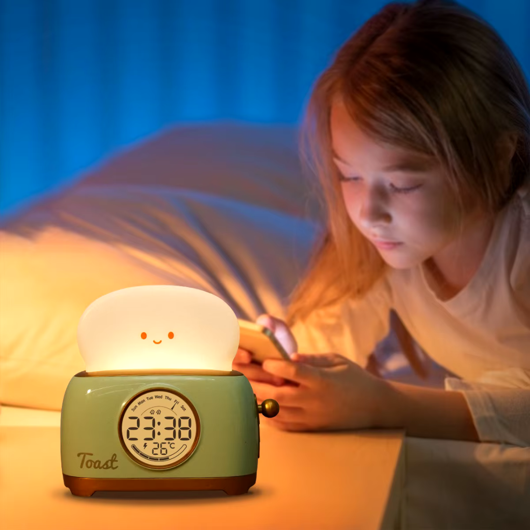 Dorinelle - Nachtlamp en Wekker voor de Kinderkamer