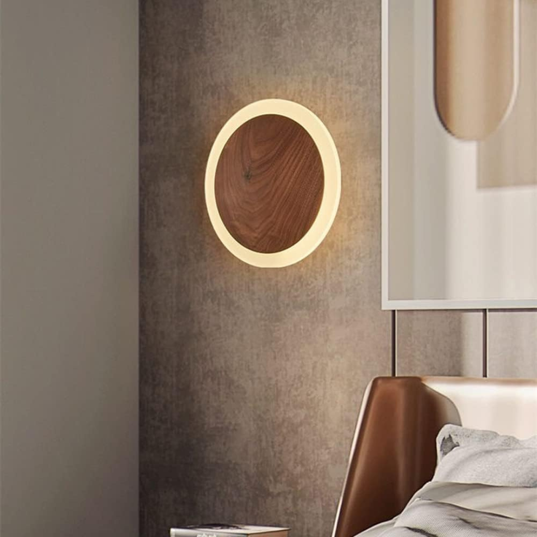 Nalo - Scandinavische Houten LED Wandlamp