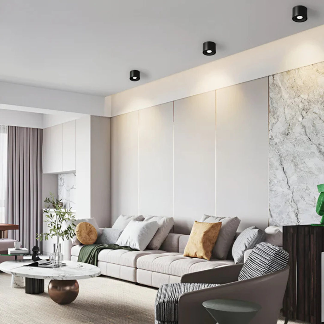 Selas - Minimalistische LED Plafondlamp |  360° Draaibaar Design