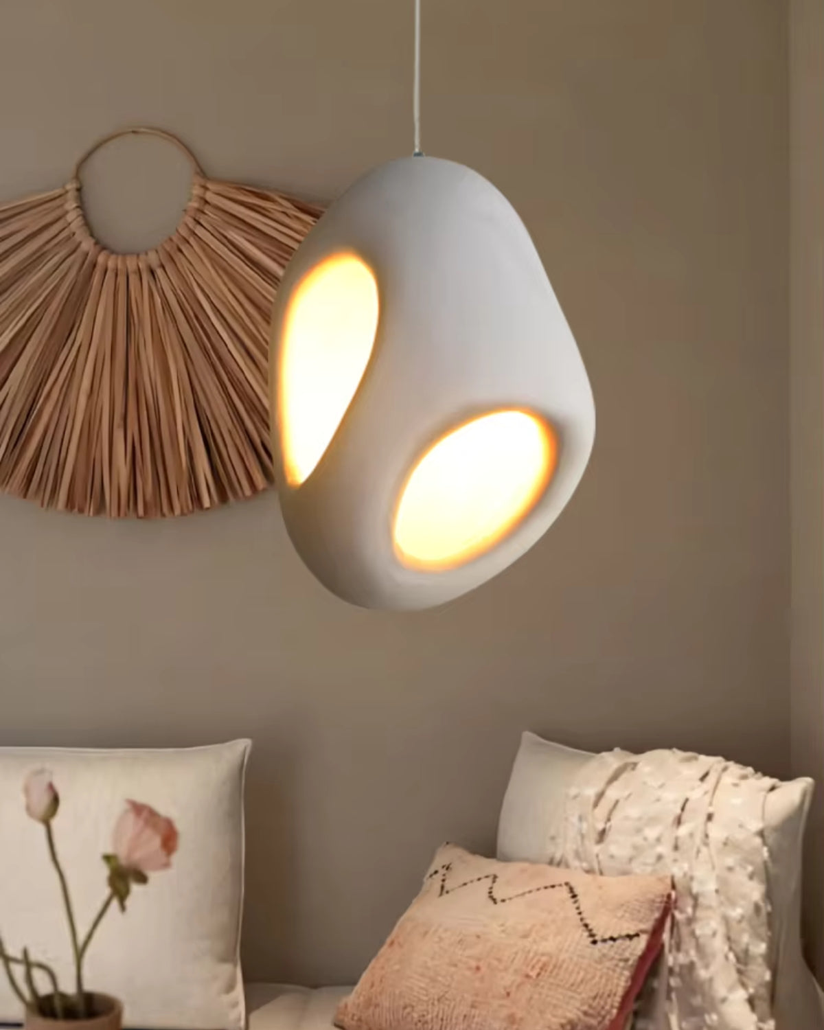 Diora - Moderne Wabi-Sabi Plafondlamp