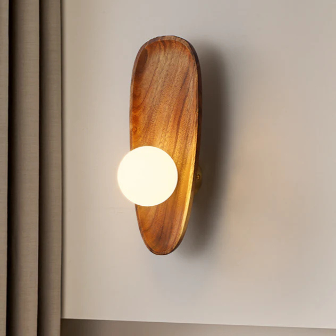 Orpheus - Naturel Houten LED Wandlamp