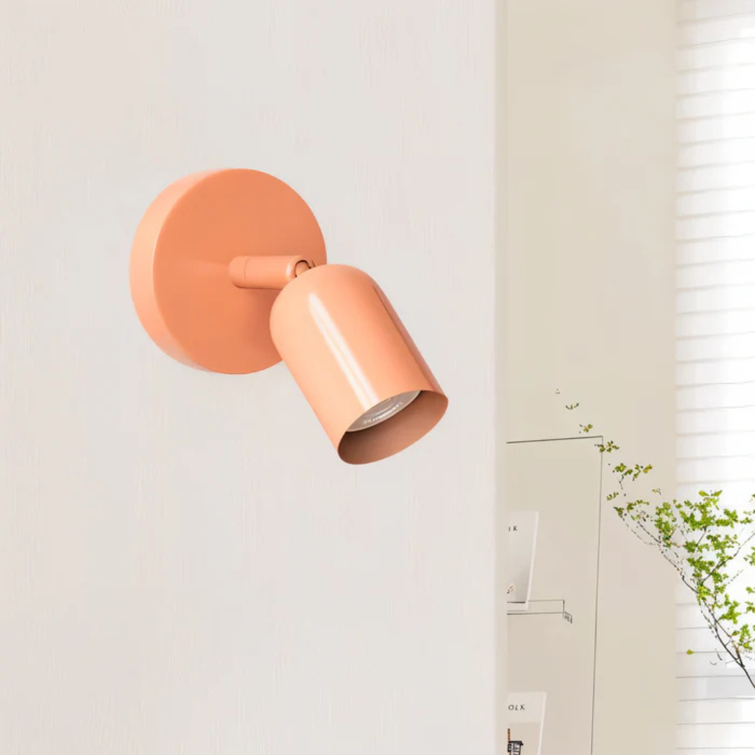 Lucius - Minimalistische Macaron LED Wandlamp