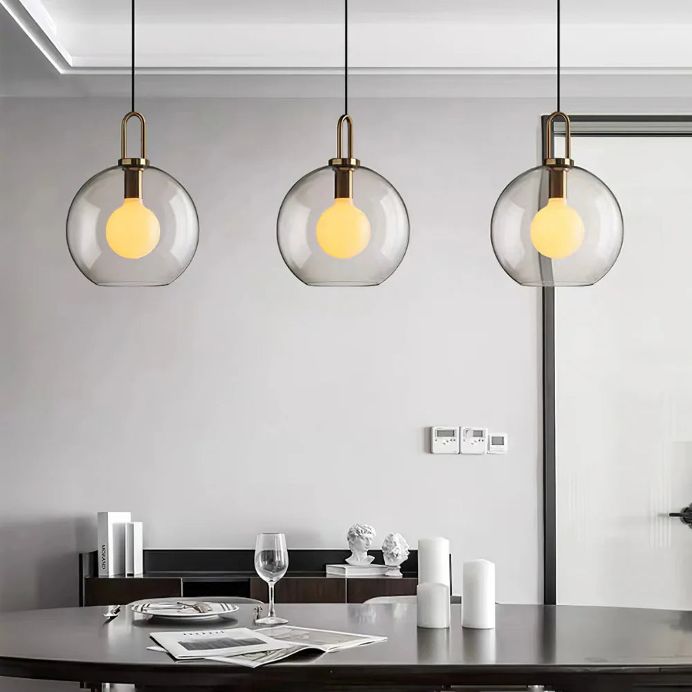 Aurenne - Moderne Sfeervolle Glas Hanglamp voor Eetkamer en Keuken