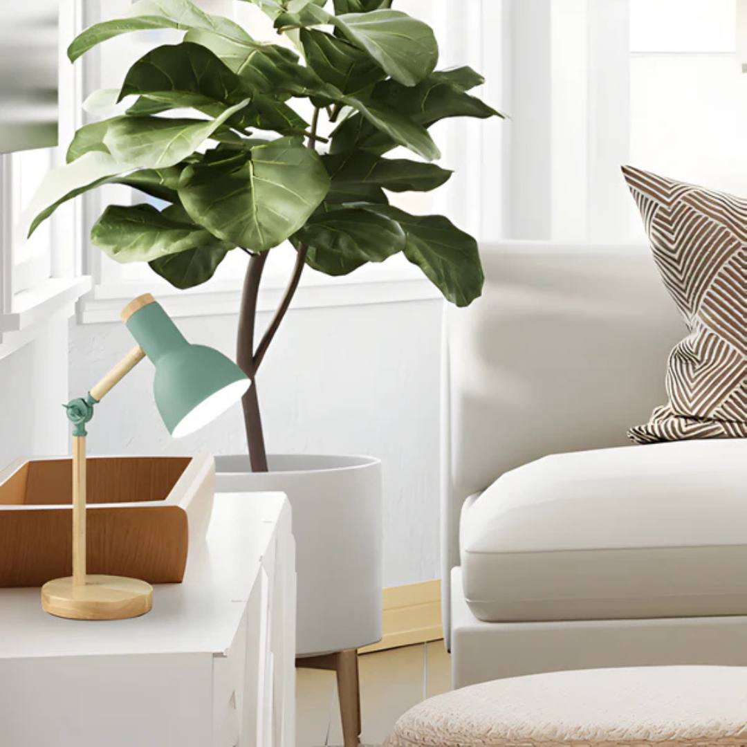 Nord - Verstelbare Macaron LED Tafellamp Uit Hout