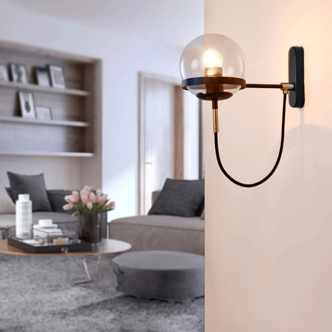 Euphile - Stijlvolle Glazen Wandlamp