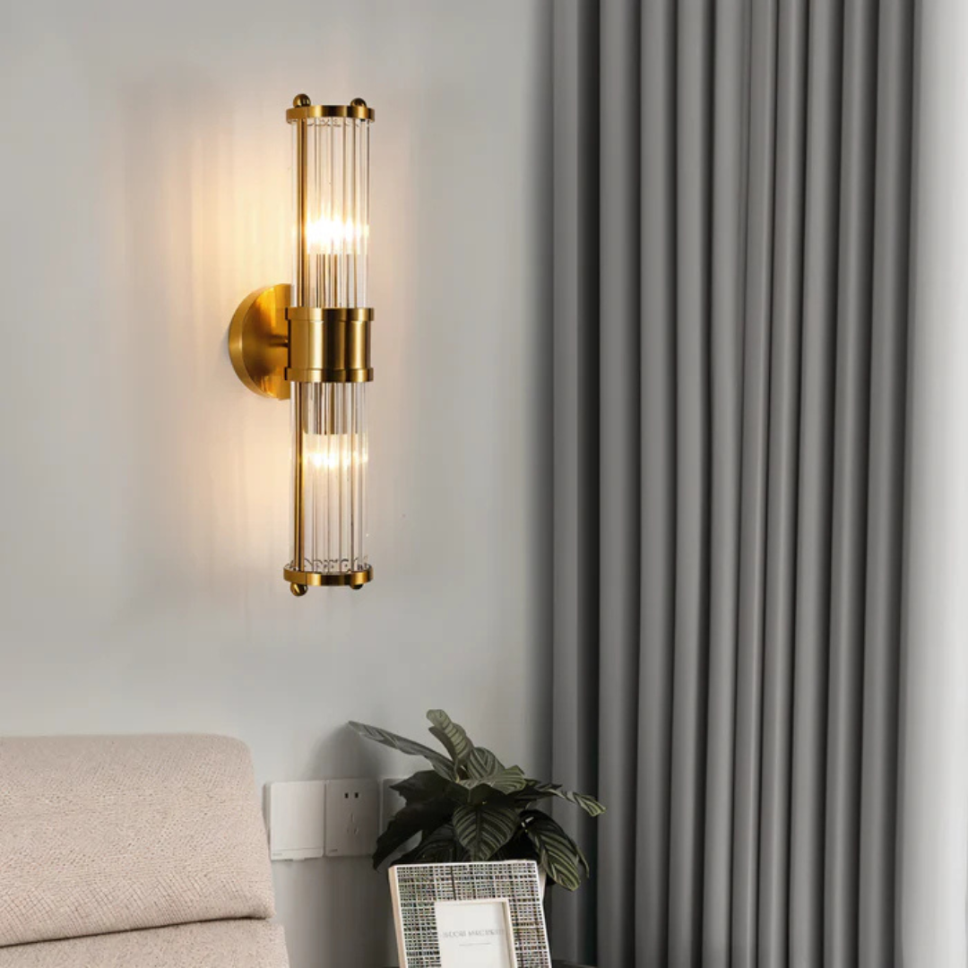 Lustra - Luxe Gouden LED Wandlamp
