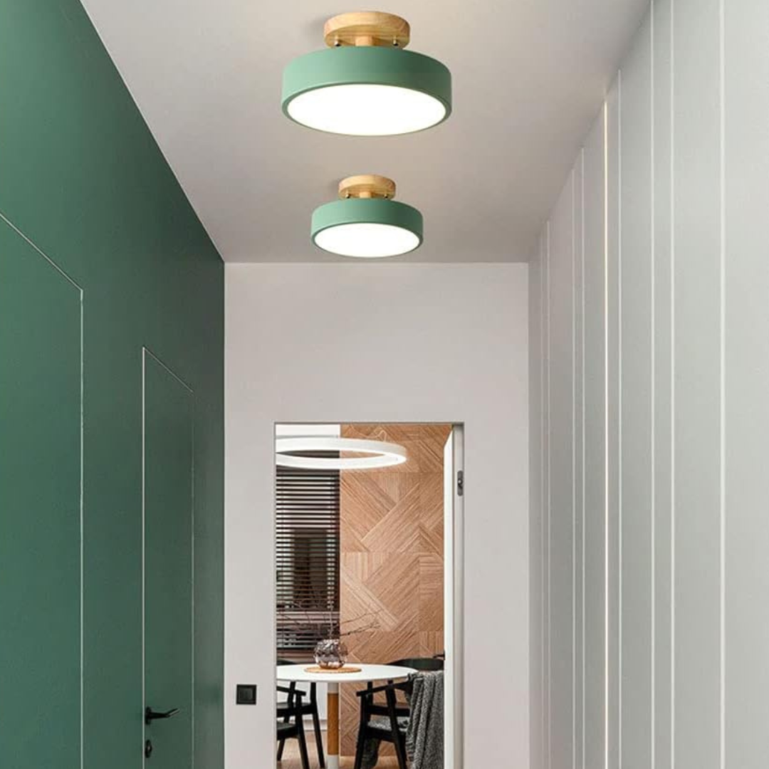 Illumine - Houten LED Plafondlamp