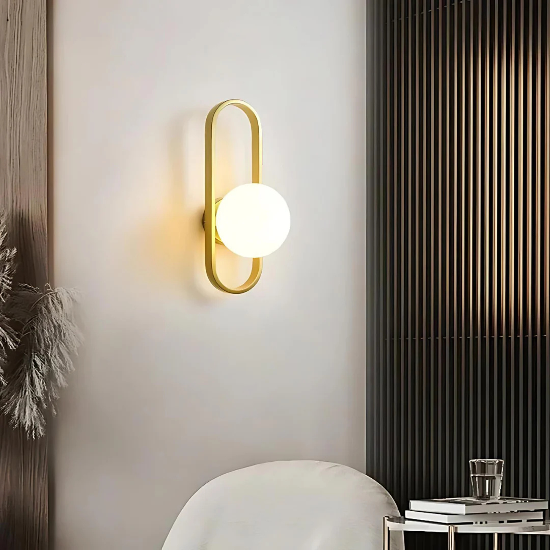 Ajax Luxe Glas Wandlamp Binnen – Stijlvolle Wandverlichting