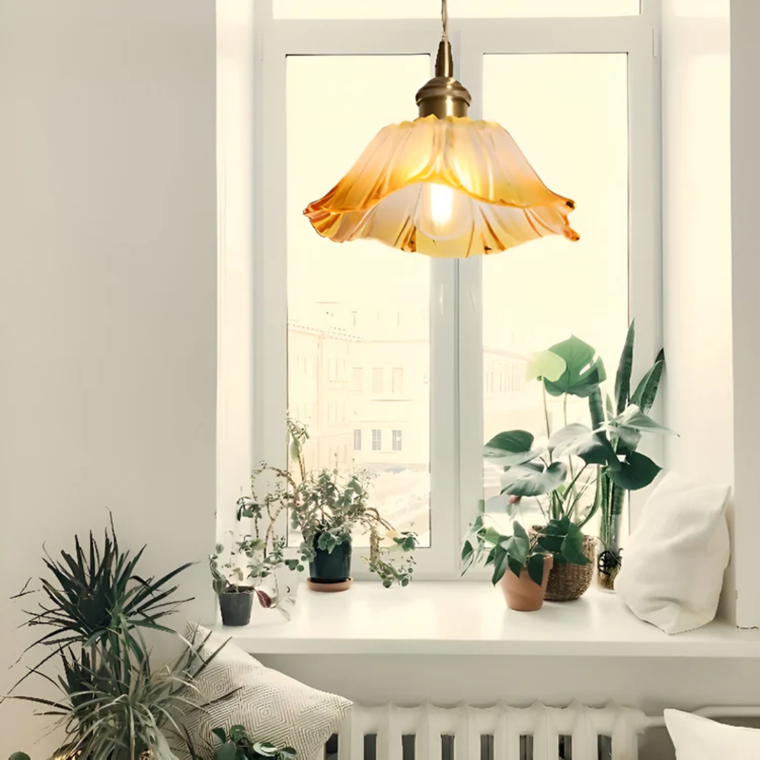 Iphigenia - Lotus üveg függeszték lámpa