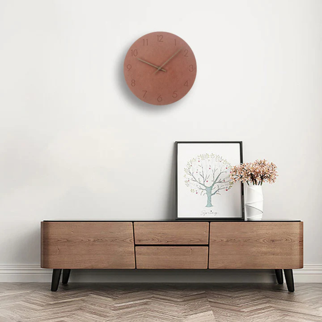 Nork - Minimalistische Houten Wandklok