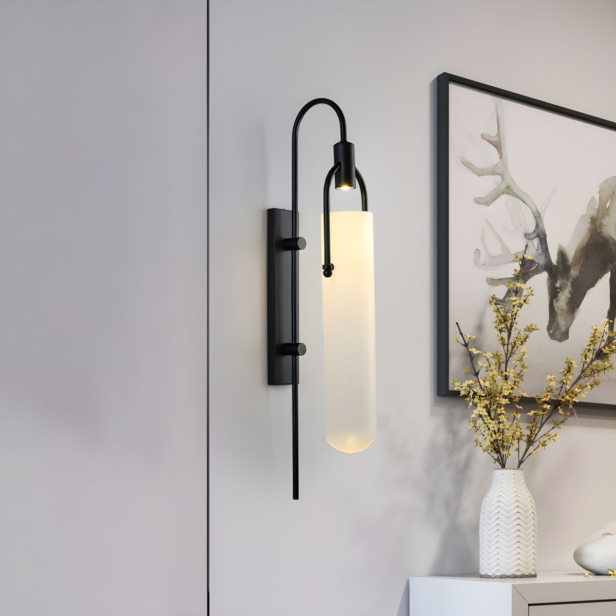 Orana - Industriële Glazen Wandlamp