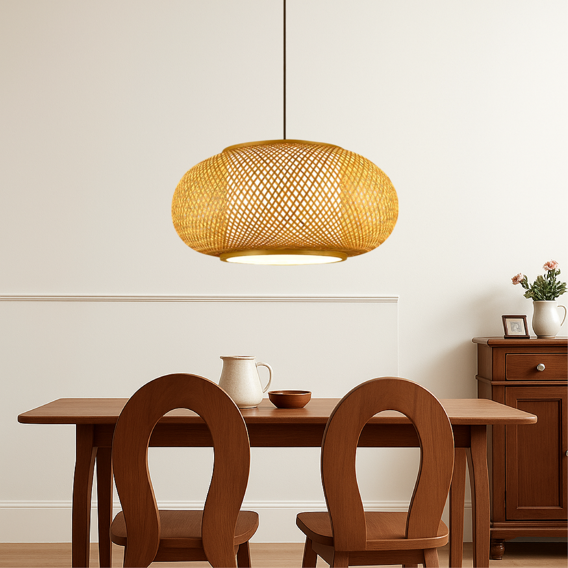 Vivara - Bamboe Hanglamp met Natuurlijk Design