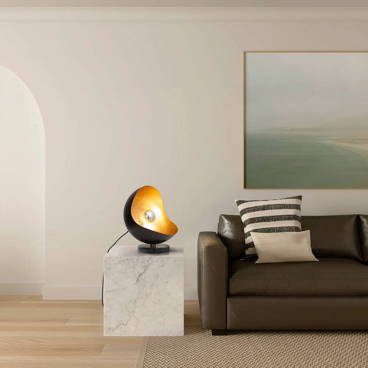 Bella marmorbordlampe