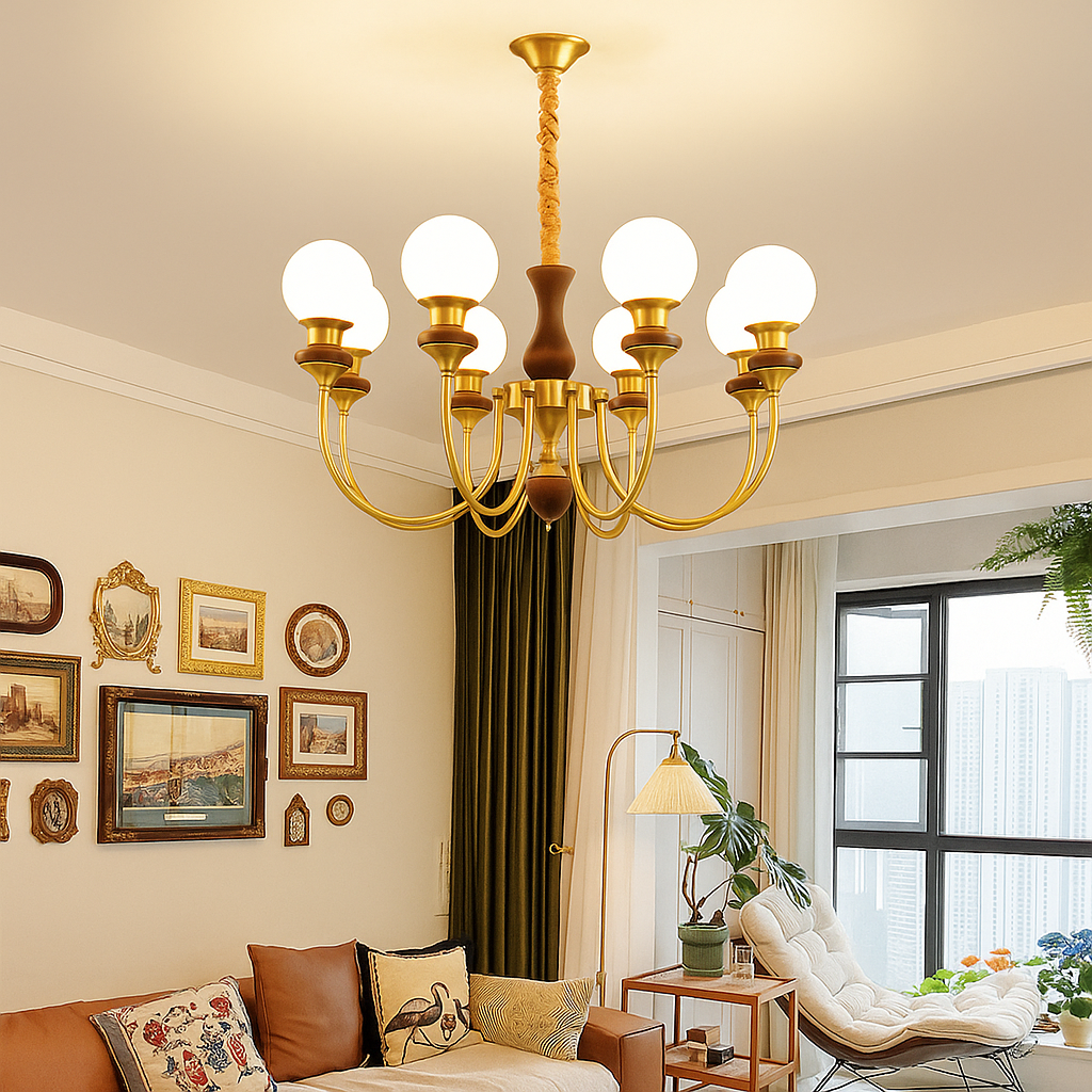 Evadira - Middeleeuwse Kroonluchter in Klassieke Stijl