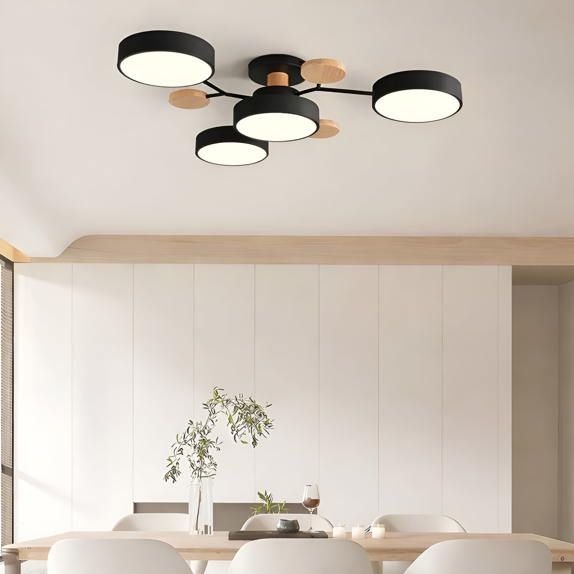 Orvexa – Moderne LED Loftlampe med Multi-Arms Design til Stue & Soveværelse