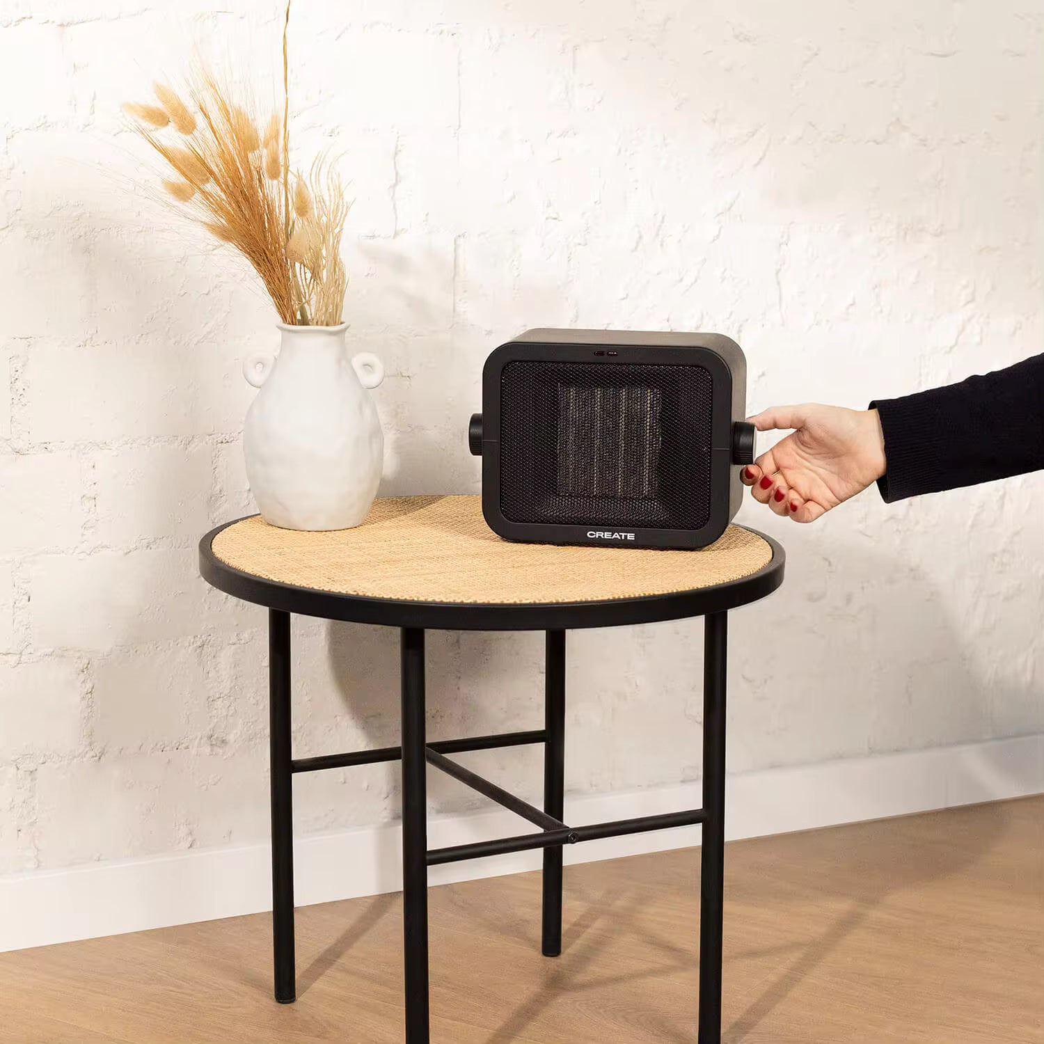 Corallith - Chauffage d'espace céramique portable 1500W avec système de sécurité