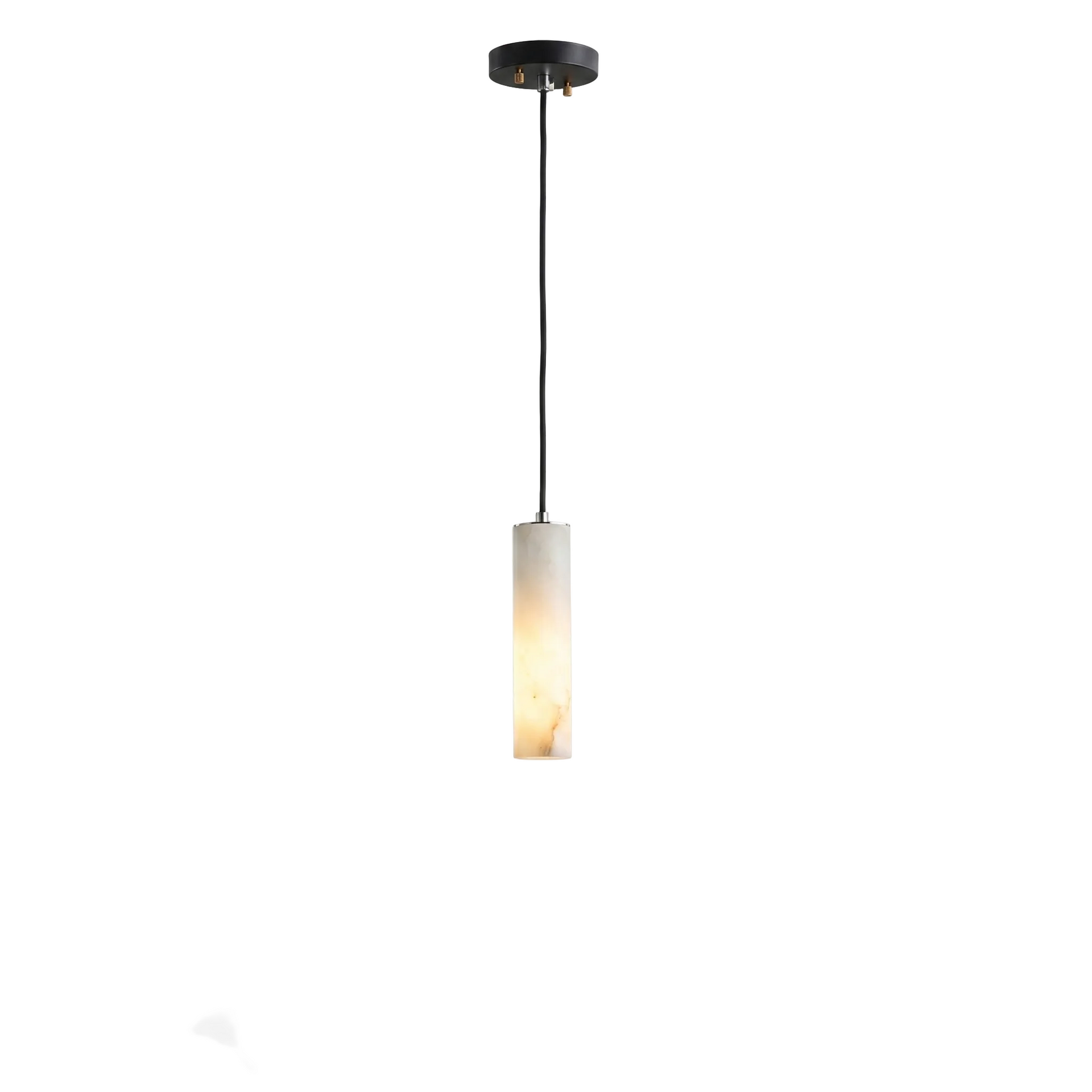 Delorien – Modern Alabaster Cylinder Pendant Lamp