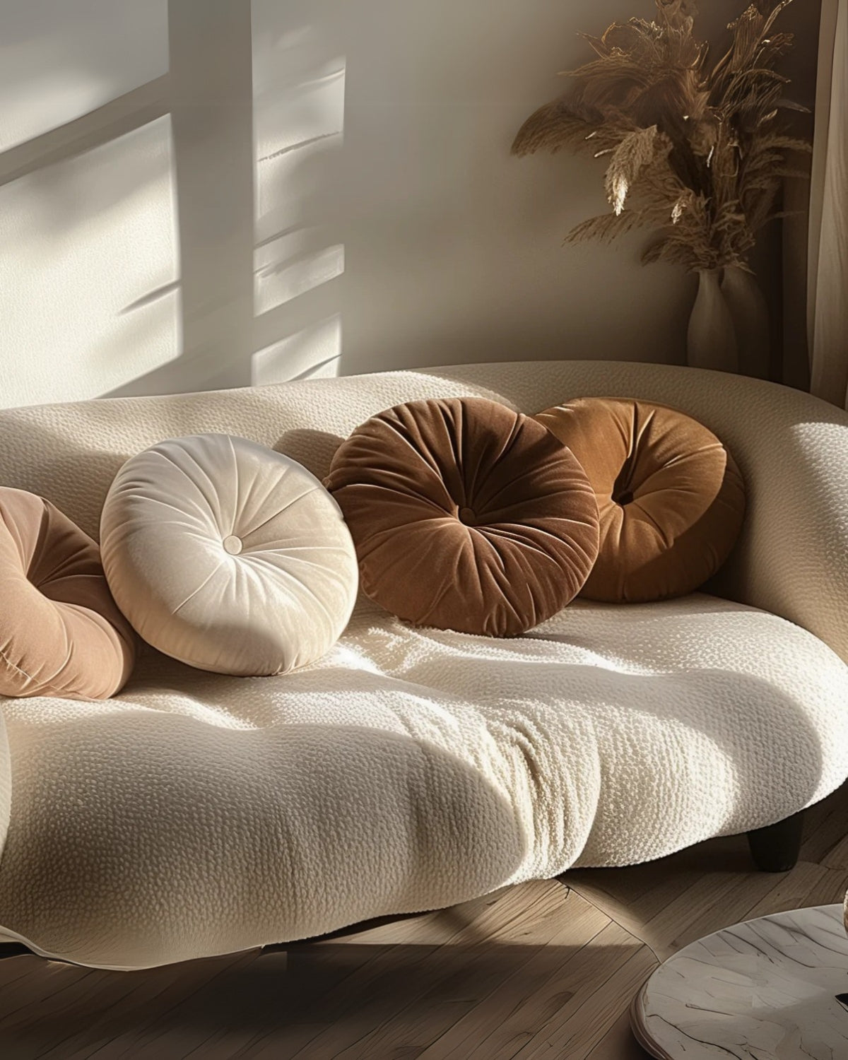 Poetica – Pernă rotundă în design modern