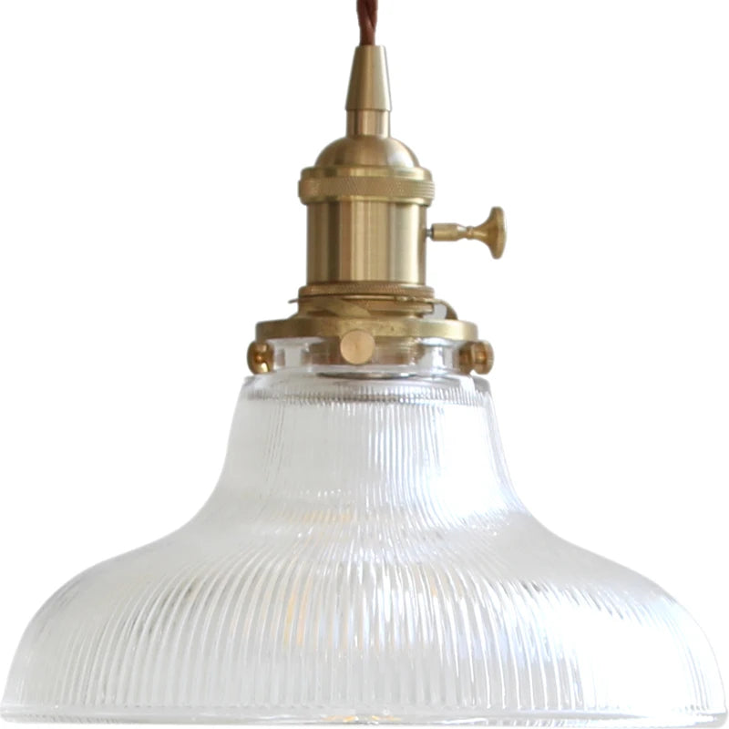 Virelian - Nordic Glass Pendant Lamp with Copper