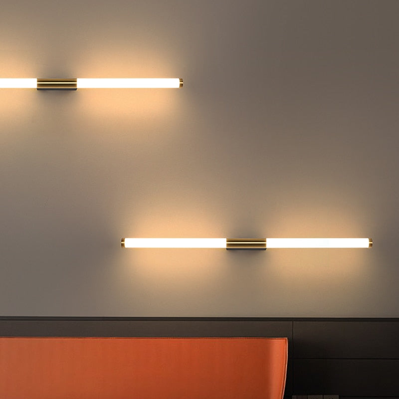 Veralyn - Moderne Goudkleurige LED Wandlamp Staafvorm Slaapkamer