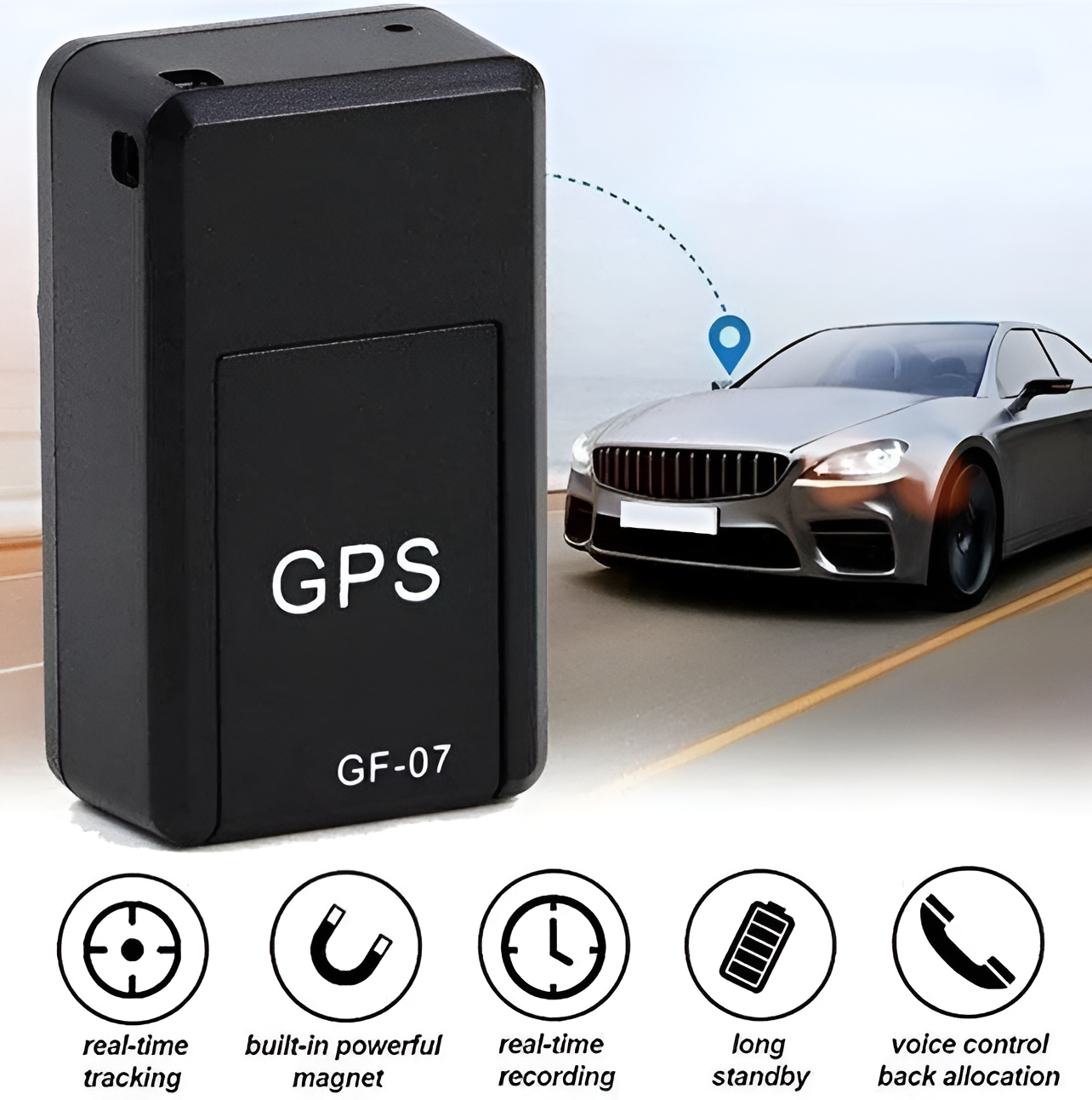 Hestia - Mini magnetický GPS tracker v reálném čase po celém světě